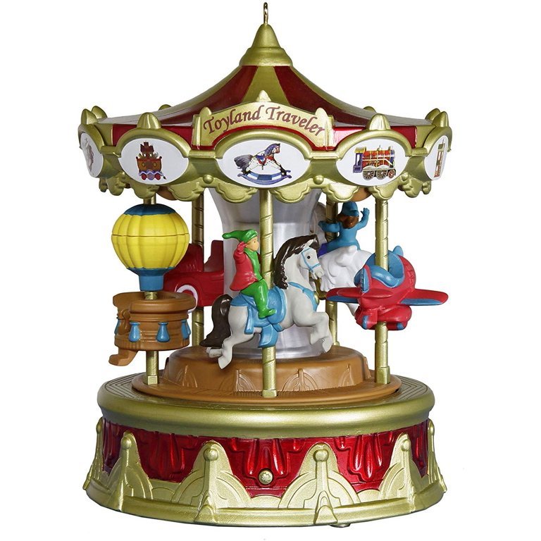 Toyland Traveler, Christmas Carnival #2, 2019 Keepsake Ornament with Sound & Motion