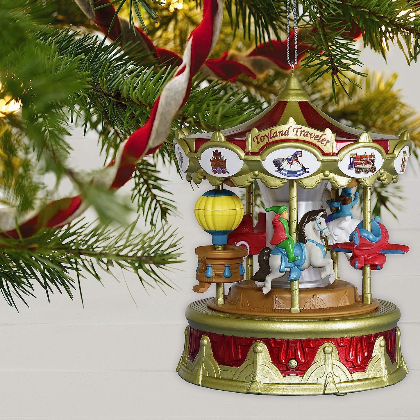 Toyland Traveler, Christmas Carnival #2, 2019 Keepsake Ornament with Sound & Motion