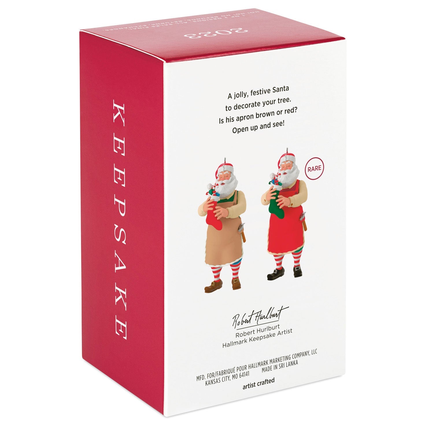 Toymaker Santa Surprise Mystery, 2023 Keepsake Ornament