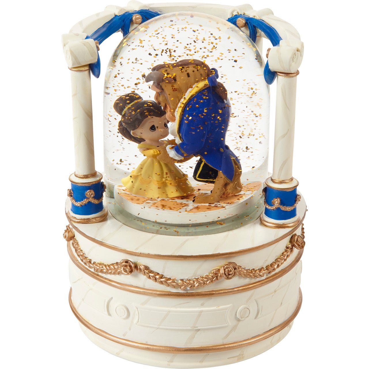 True Beauty Is Found Within Beauty and The Beast Musical Snow Globe