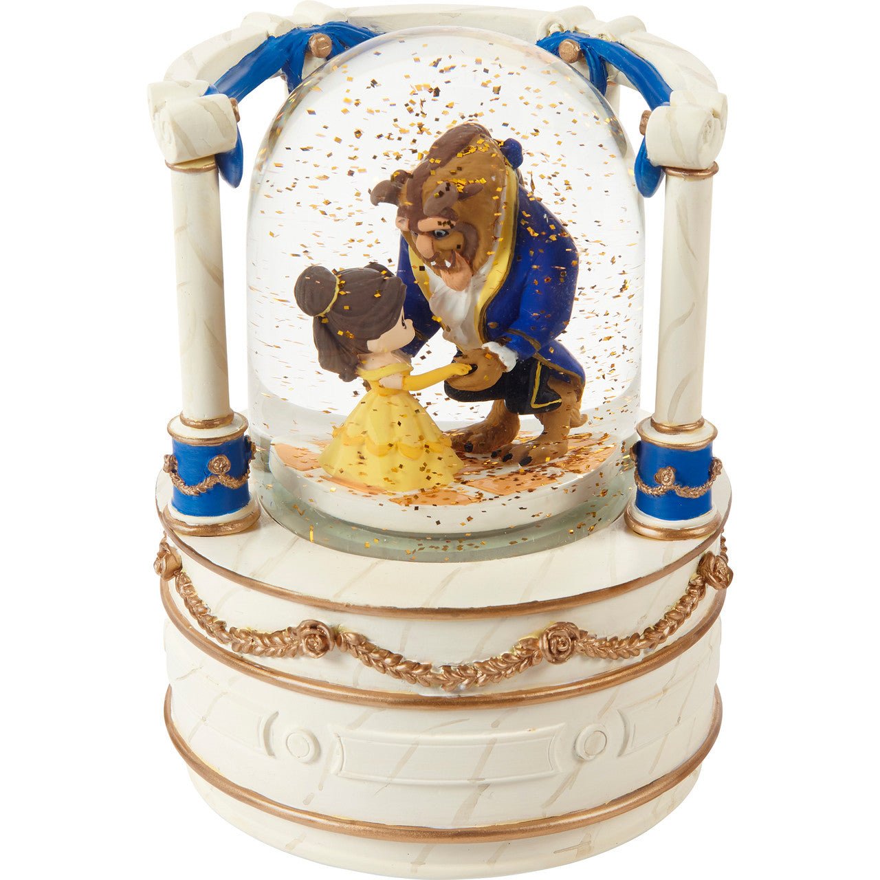 True Beauty Is Found Within Beauty and The Beast Musical Snow Globe