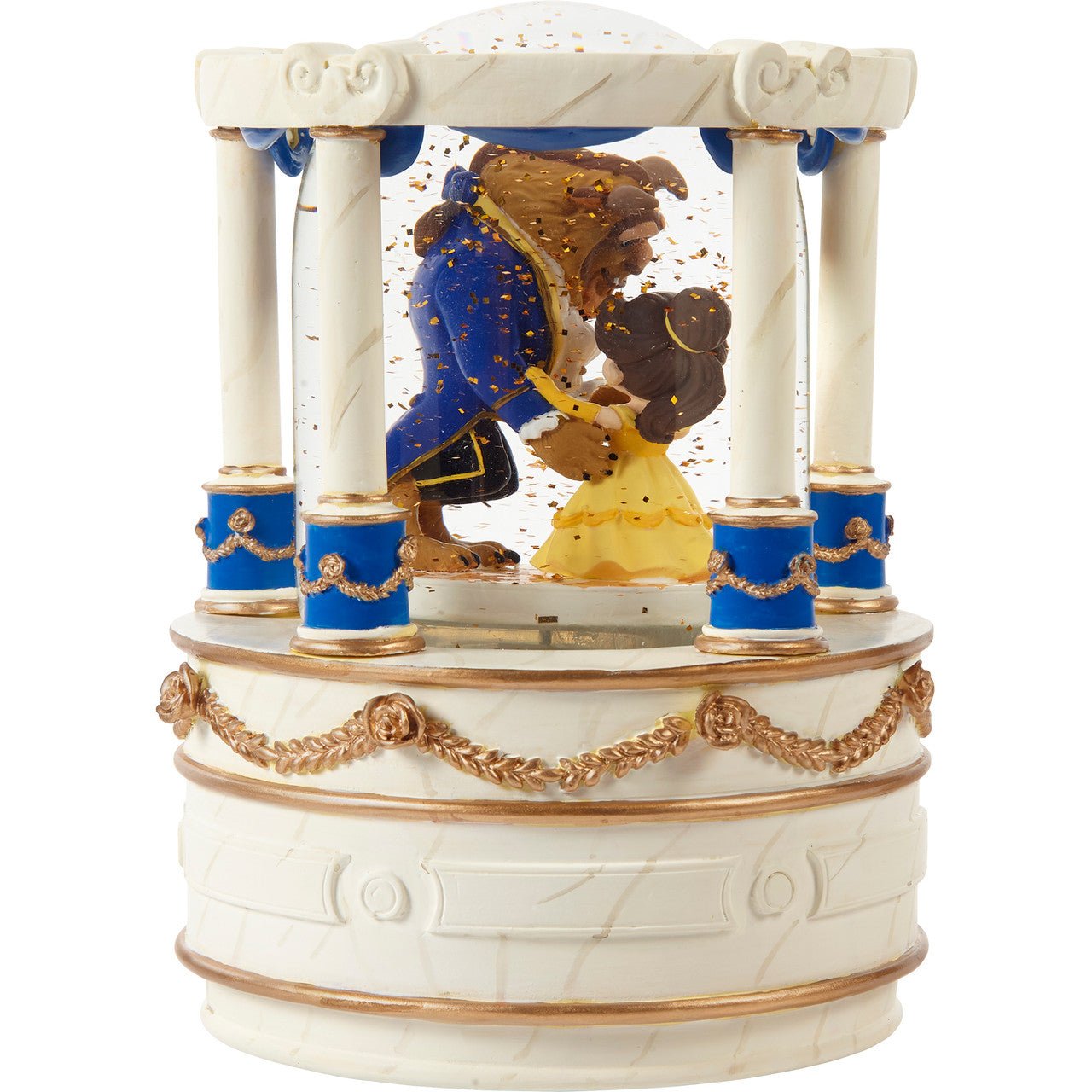 True Beauty Is Found Within Beauty and The Beast Musical Snow Globe