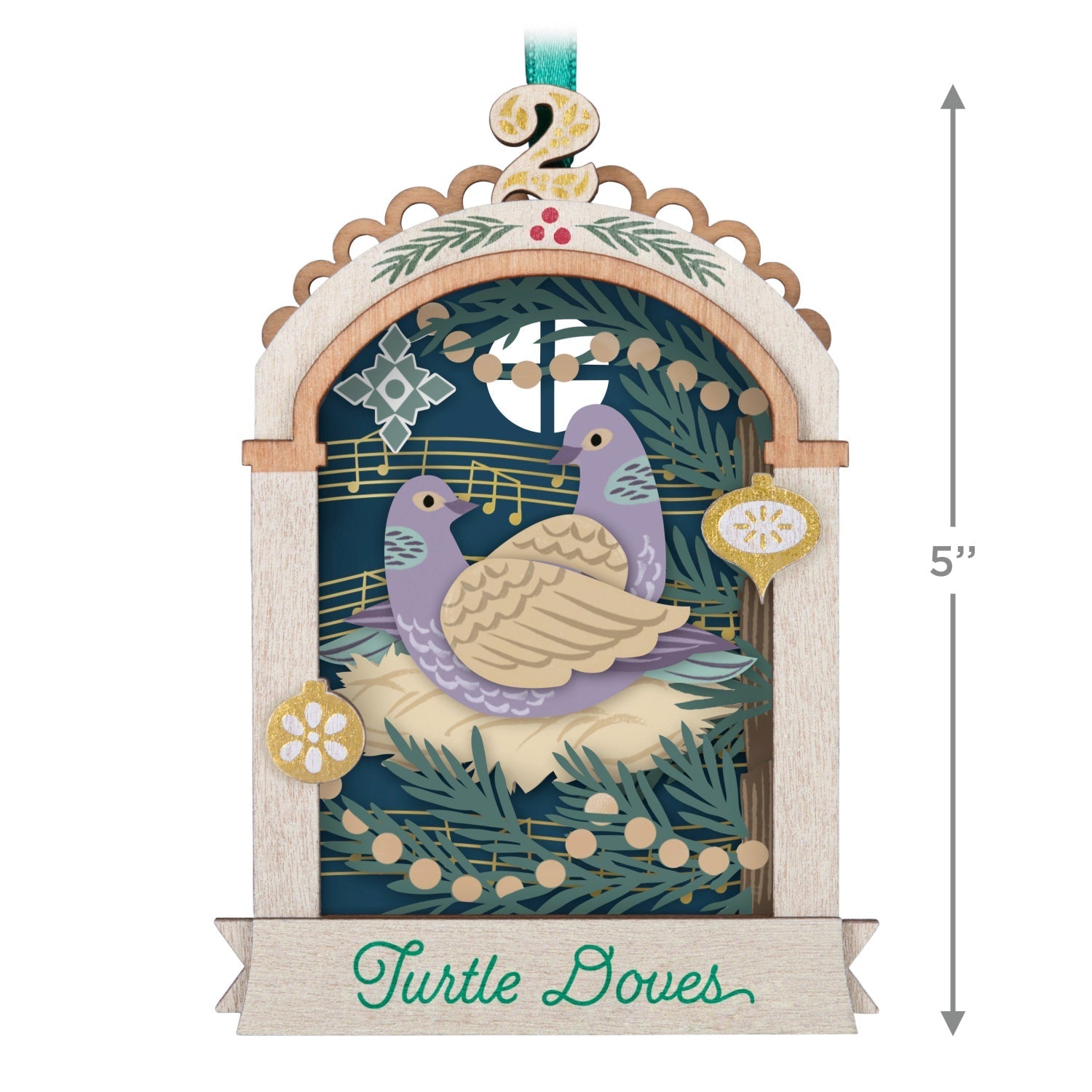 Twelve Days of Christmas 2nd in the series 2025 Keepsake Ornament