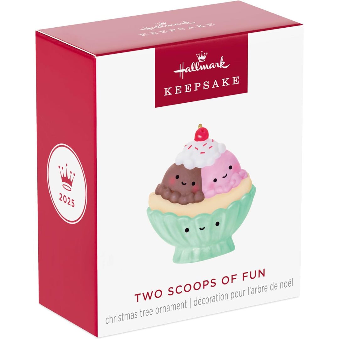Two Scoops of Fun 2025 Keepsake Ornament