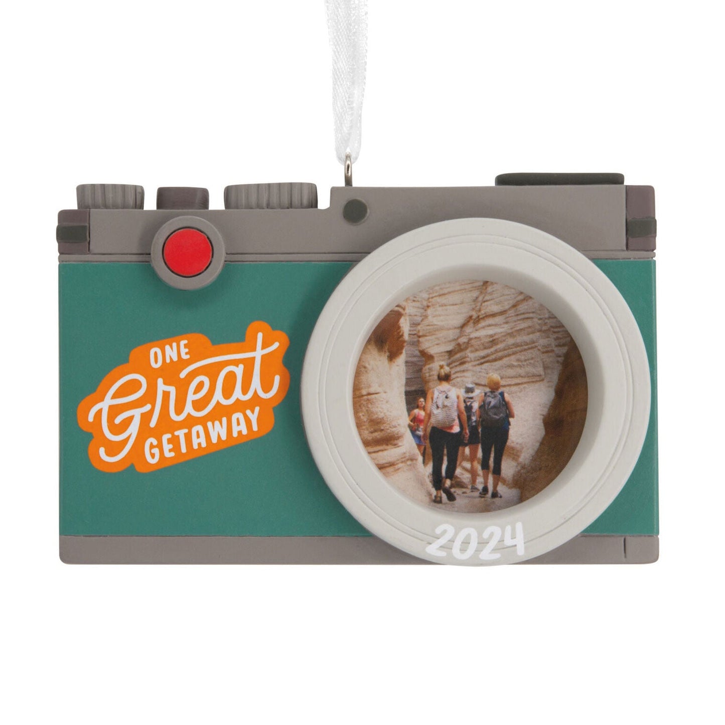 Vacation Camera 2024 Photo Frame Hallmark Ornament