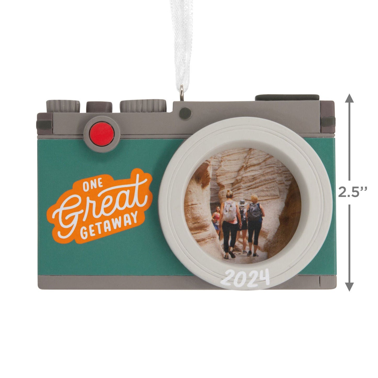 Vacation Camera 2024 Photo Frame Hallmark Ornament