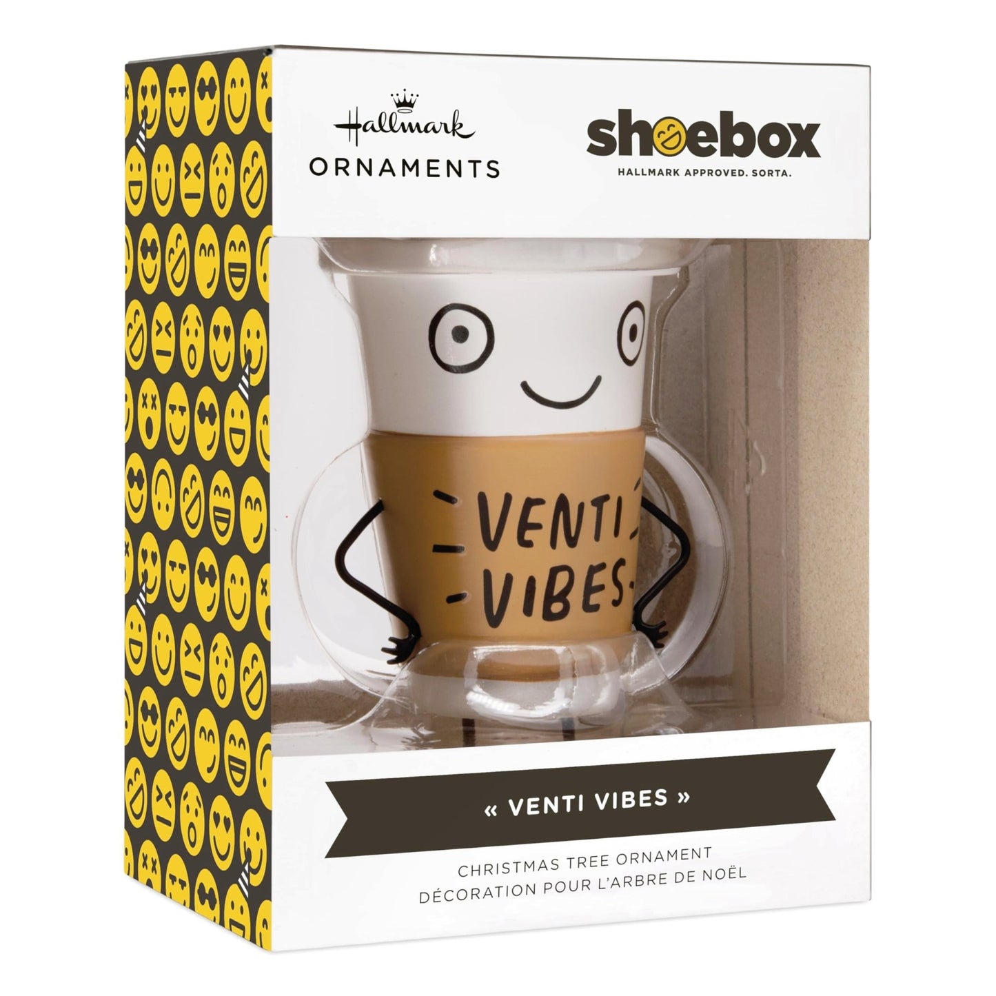 Venti Vibes Coffee Cup Hallmark Shoebox Ornament