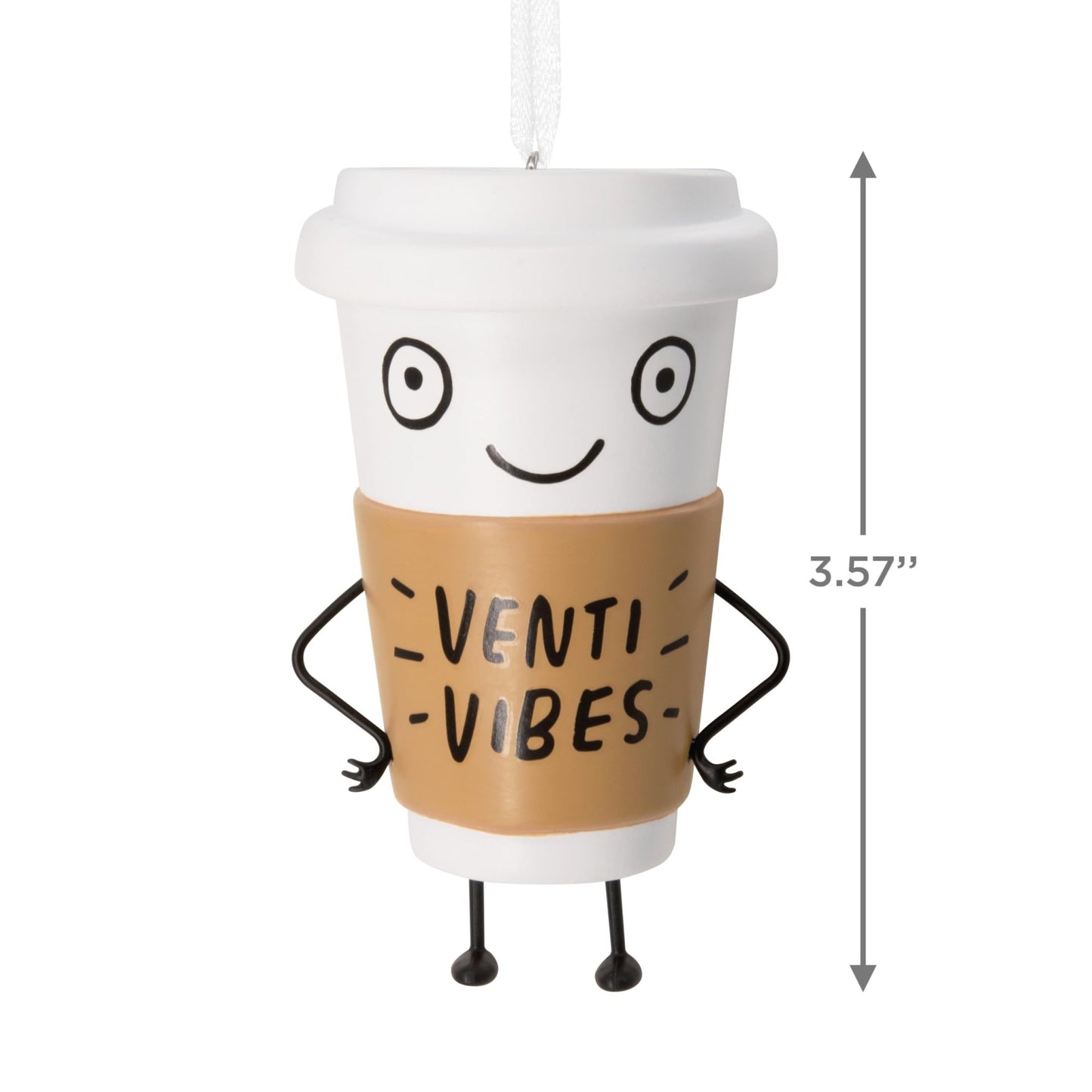 Venti Vibes Coffee Cup Hallmark Shoebox Ornament