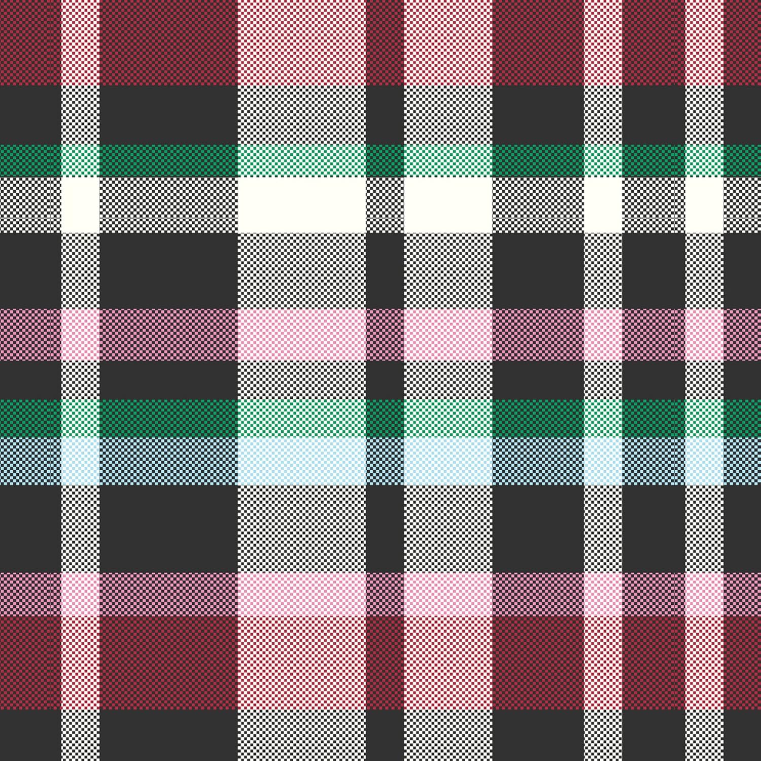 Vera Bradley Ribbons Plaid Fleece Plush Throw Blanket