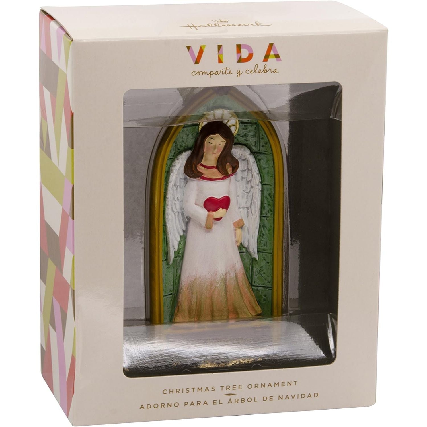 Vida Blessing Angel Church Window Hallmark Ornament