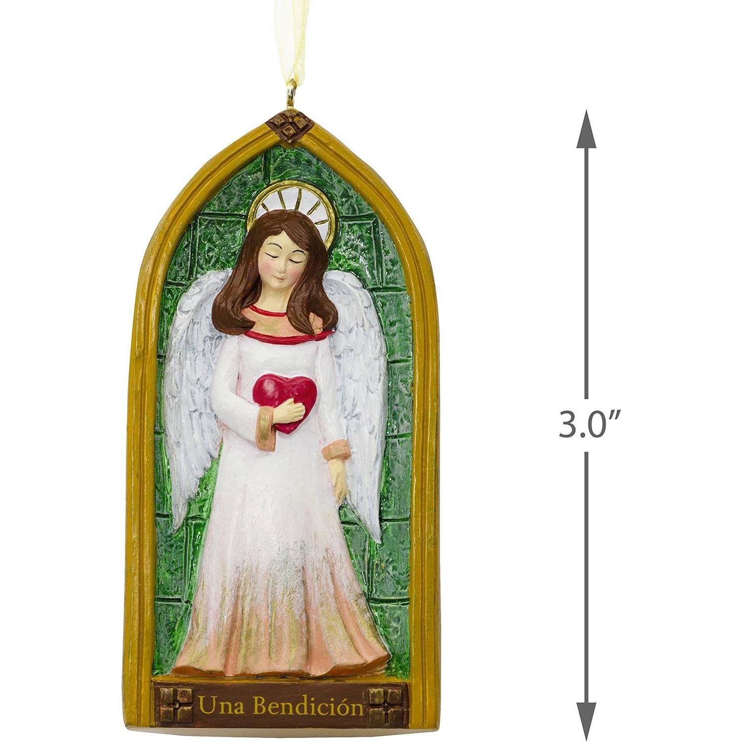 Vida Blessing Angel Church Window Hallmark Ornament