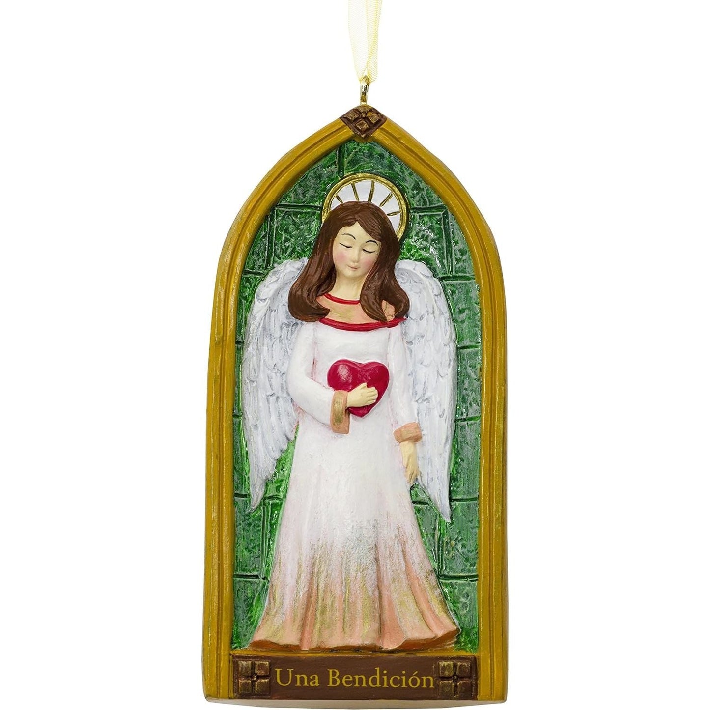 Vida Blessing Angel Church Window Hallmark Ornament