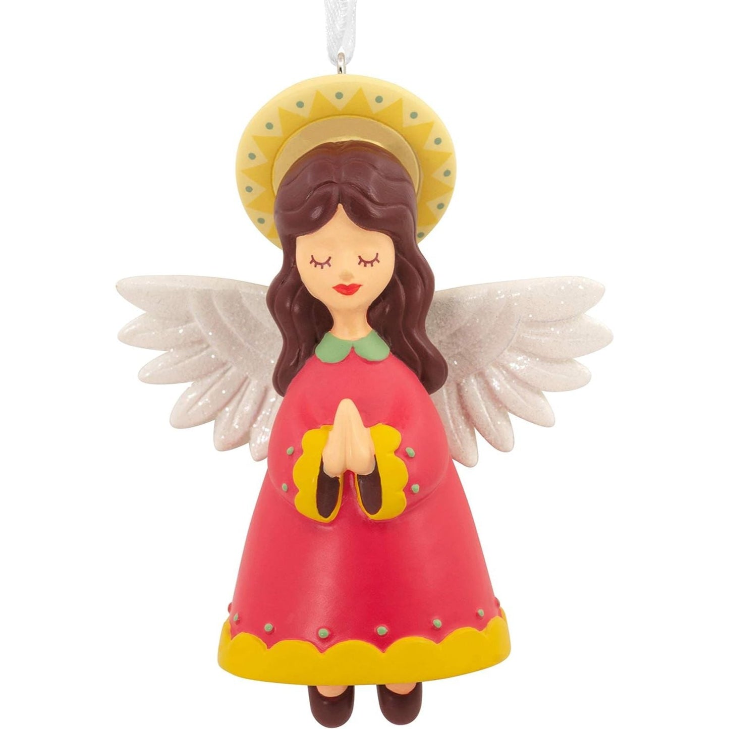 Vida Folk Art Angel Hallmark Ornament