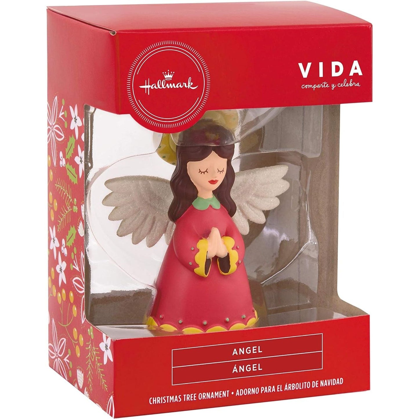 Vida Folk Art Angel Hallmark Ornament