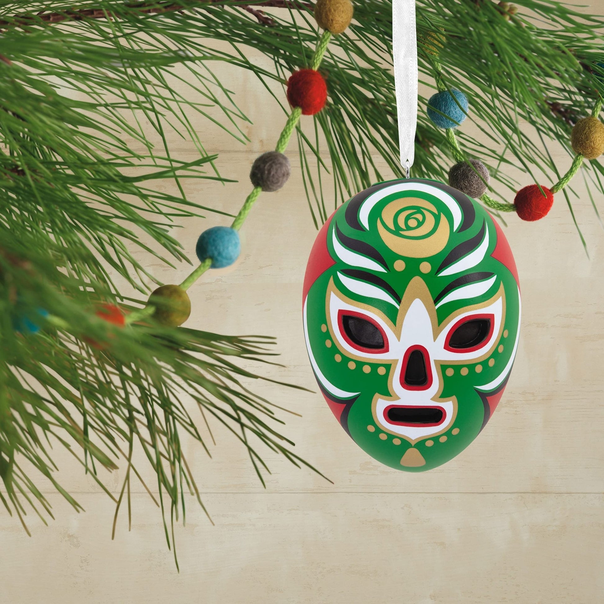 Vida Luchador Mask Hallmark Ornament