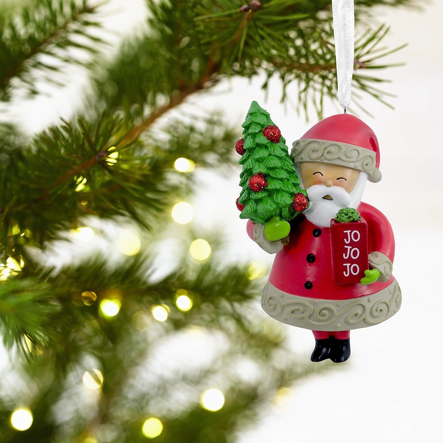 VIDA Santa With Tree Hallmark Ornament