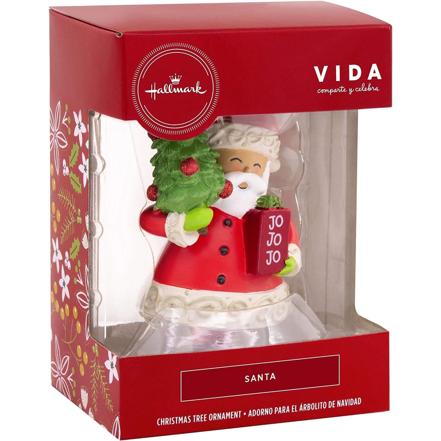 VIDA Santa With Tree Hallmark Ornament
