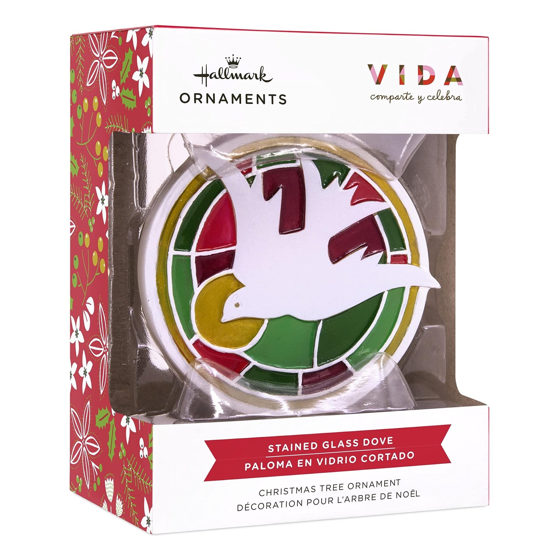 Vida Stained Glass Dove Hallmark Ornament