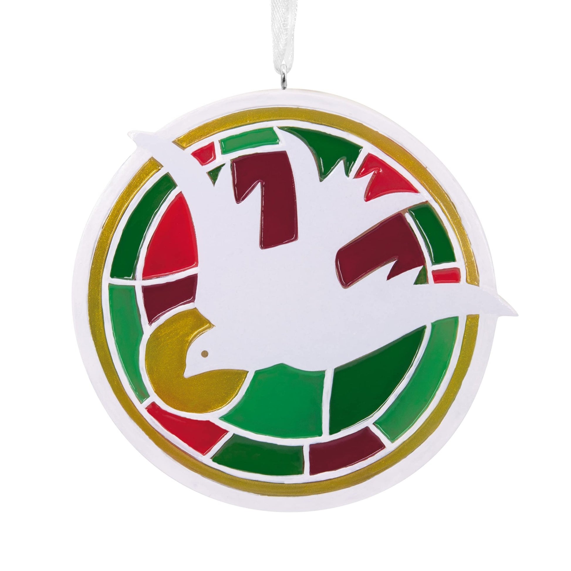 Vida Stained Glass Dove Hallmark Ornament