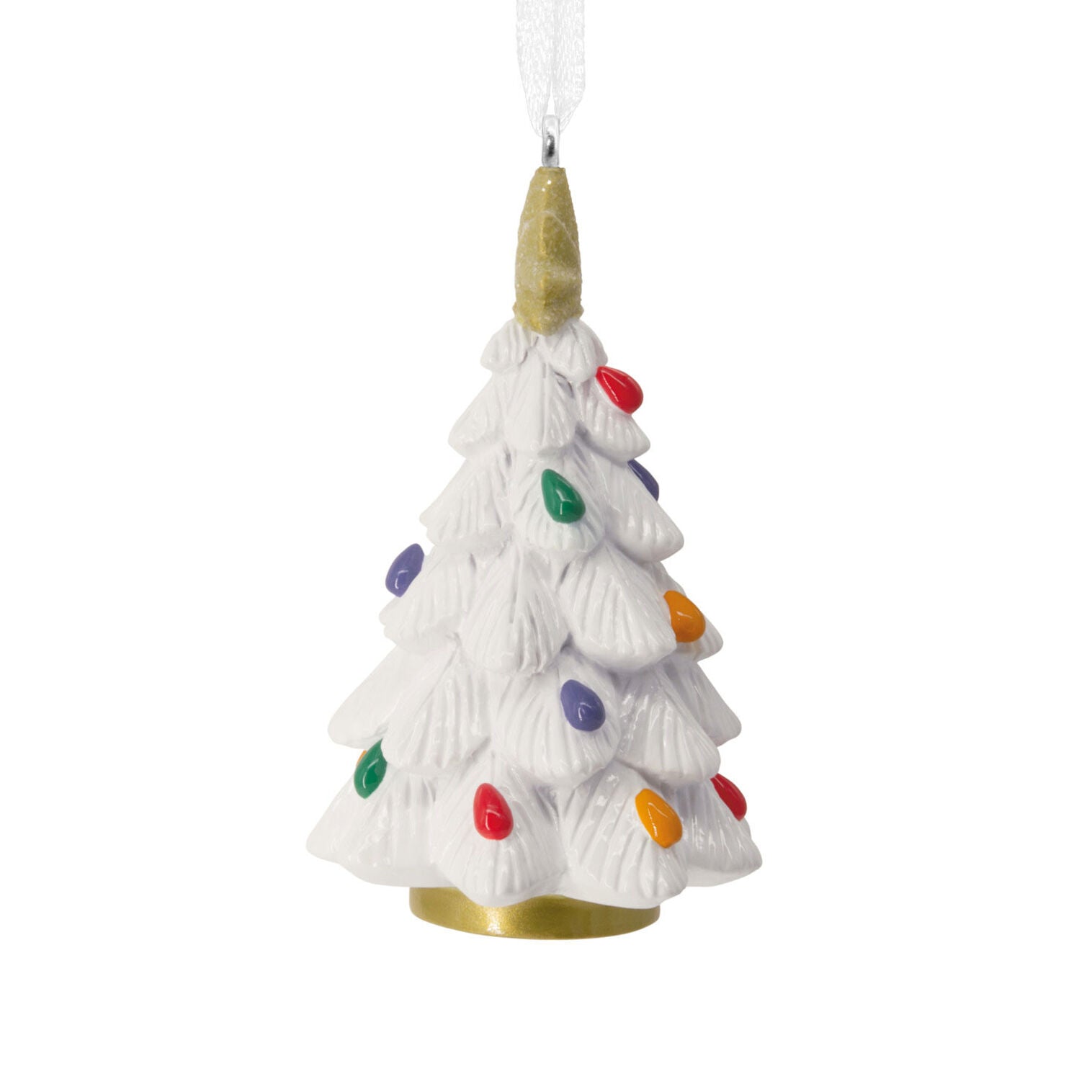 Vintage Pottery Christmas Tree Hallmark Ornament