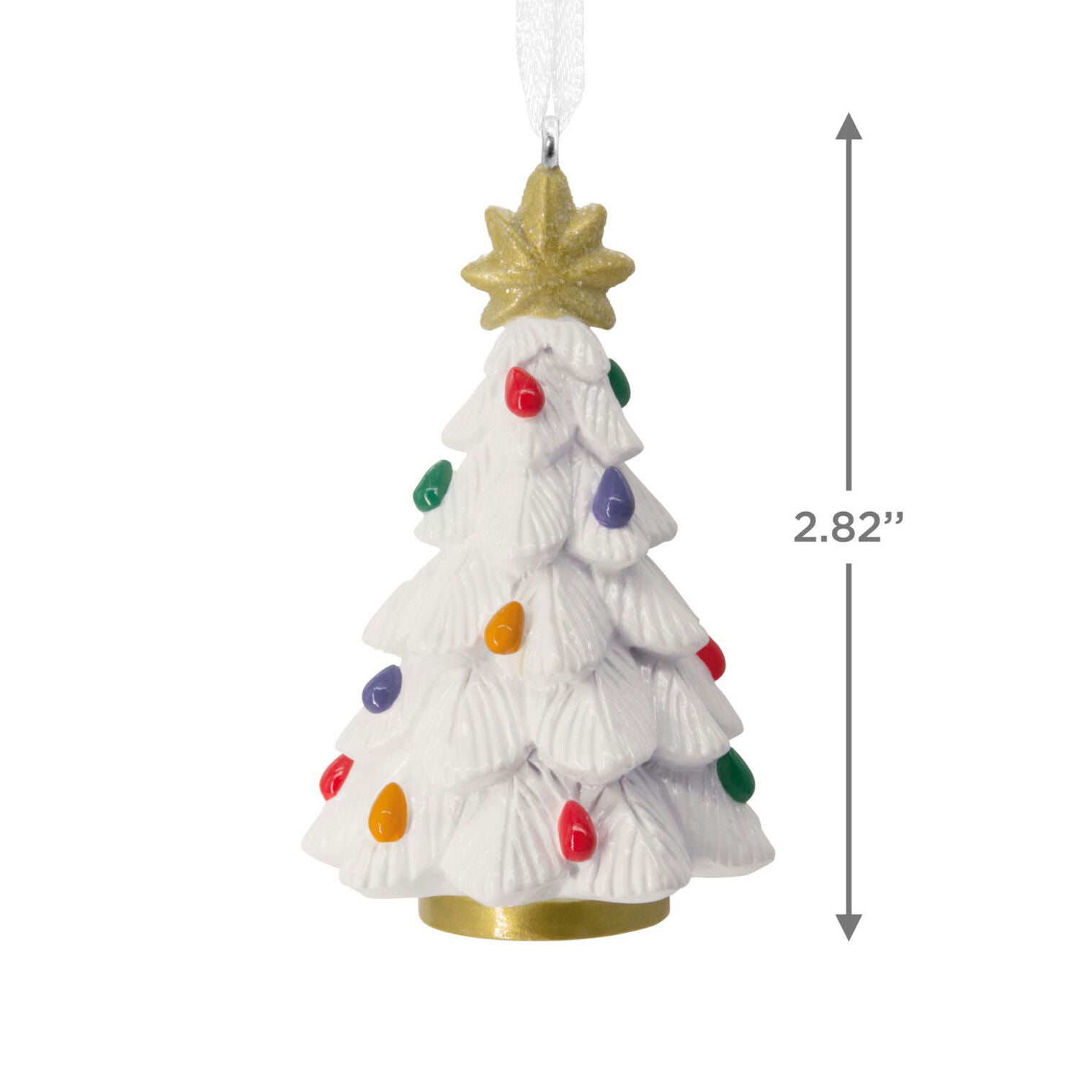 Vintage Pottery Christmas Tree Hallmark Ornament