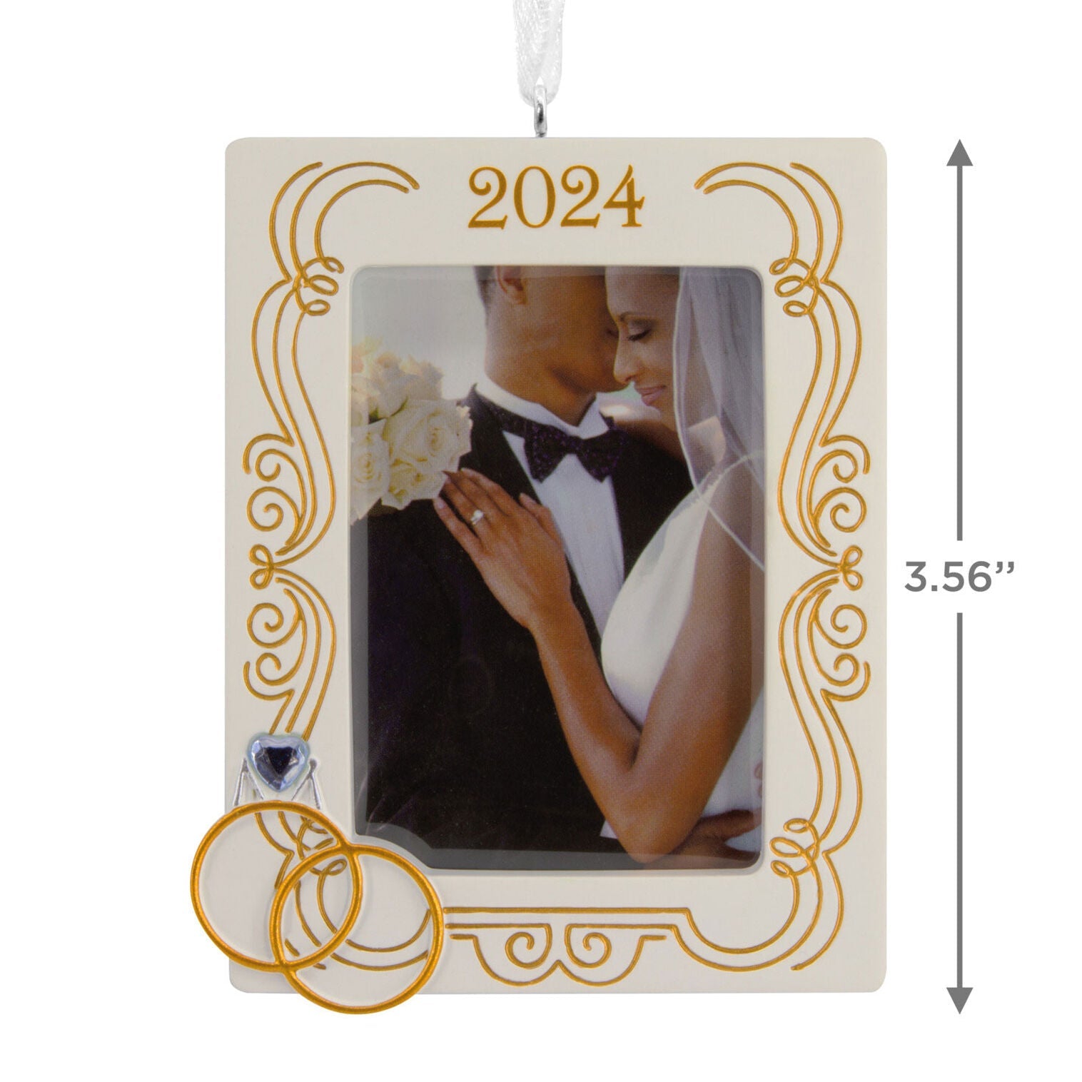 Wedding 2024 Photo Frame Hallmark Ornament