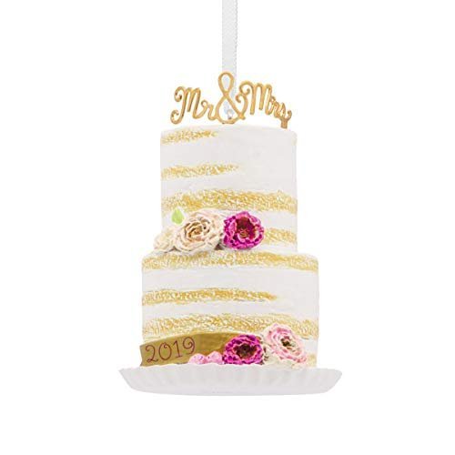 Wedding Cake Dated 2019 Tree Trimmer Ornament