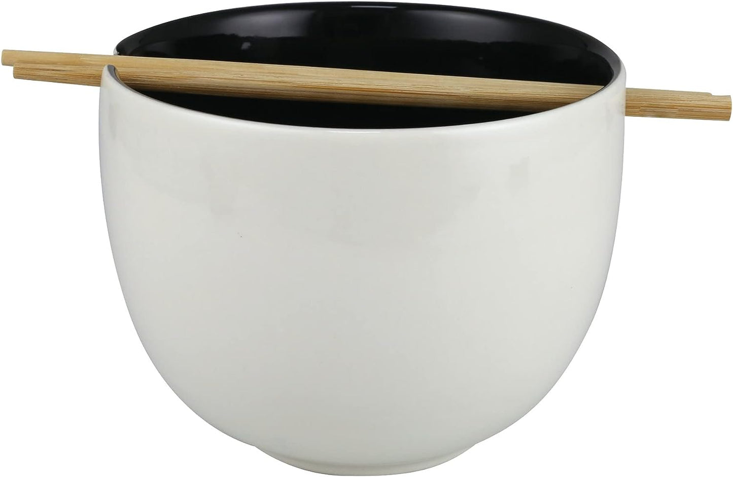 "Whatever" Swirls Ramen Bowl and Chopsticks Set, 5.25"