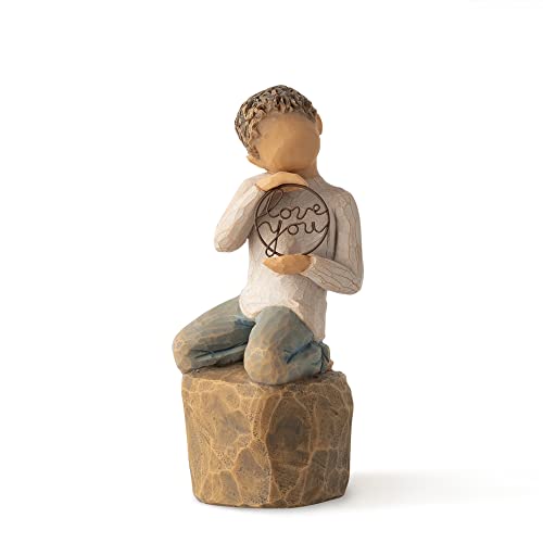 Willow Tree Love You Too (Lighter Skin), Sculpted Hand - Painted Figure