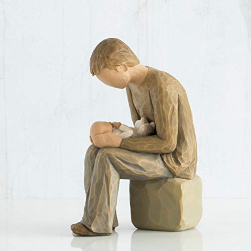 Willow Tree New Dad, Sculpted Hand-Painted Figure