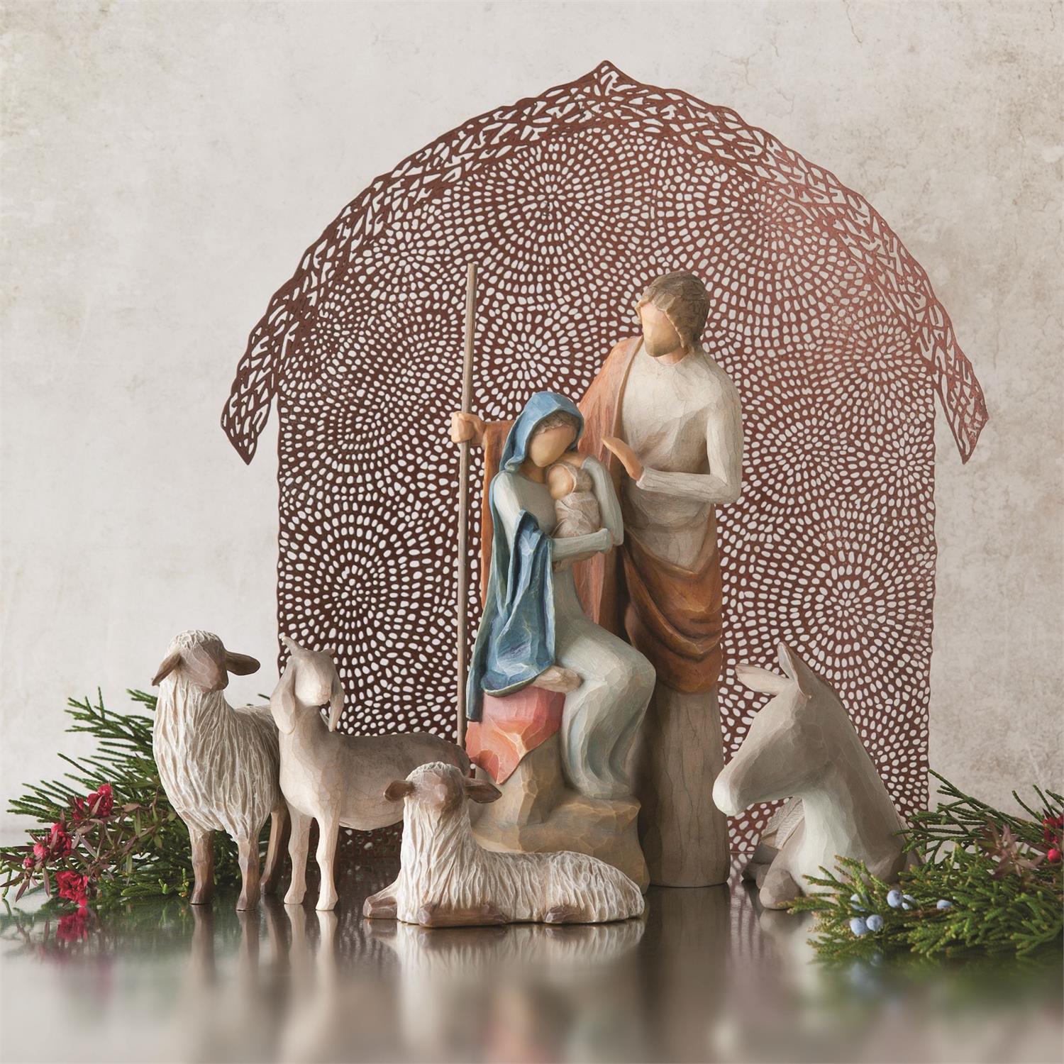 Willow Tree Sheltering Animals for The Holy Family Figurines