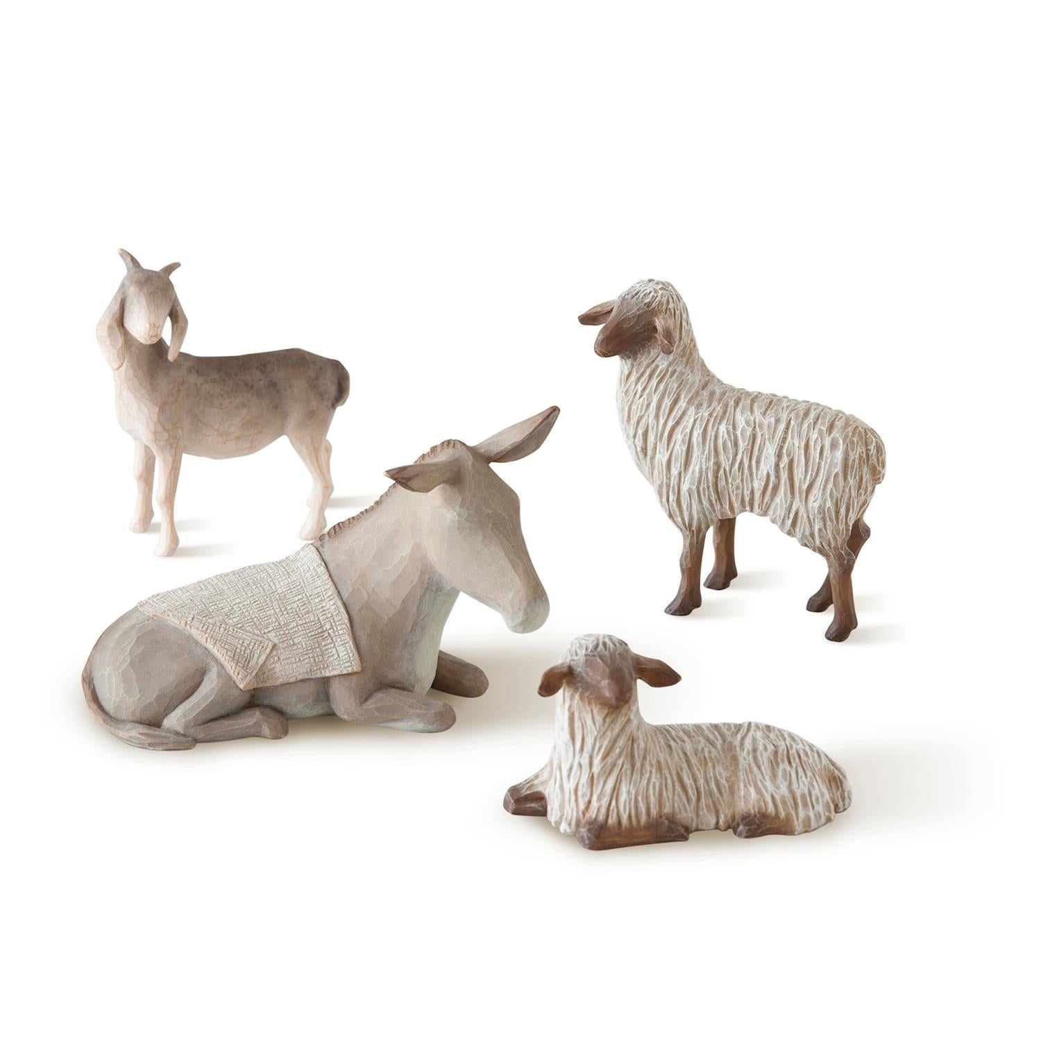 Willow Tree Sheltering Animals for The Holy Family Figurines