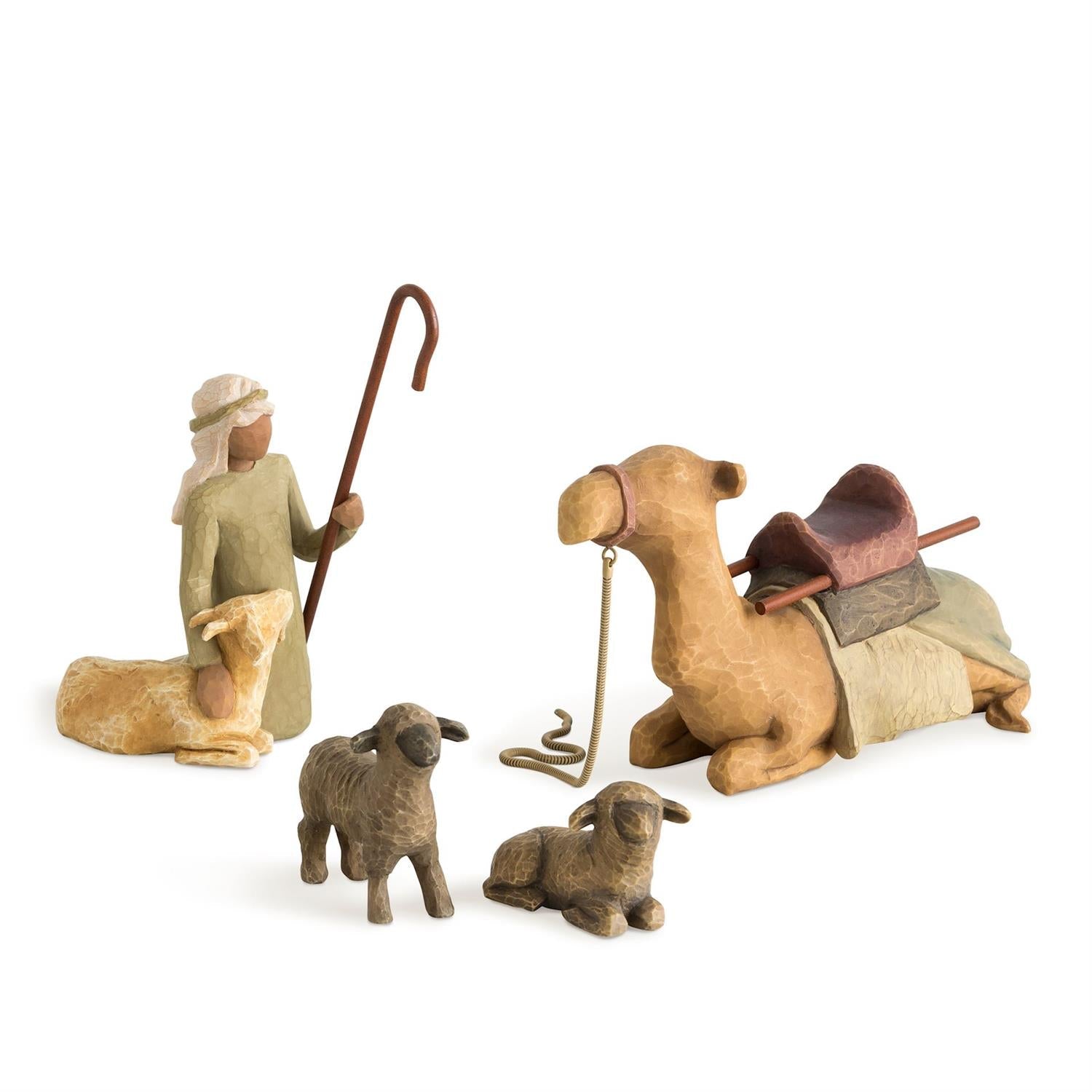Willow Tree Shepherd and Stable Animals Figures