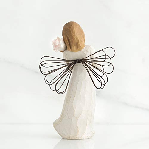 Willow Tree Thinking of You Angel, Sculpted Hand-Painted Figure