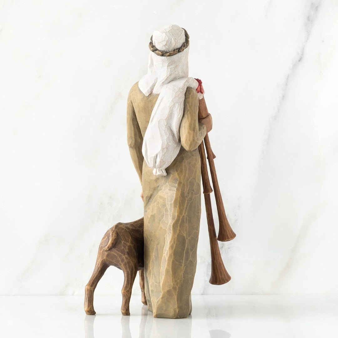 Willow Tree Zampognaro (Shepherd with Bagpipe) Figurine