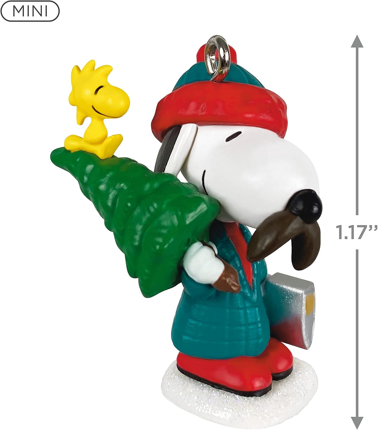 Winter Fun with Snoopy #24, Peanuts, 2021 Miniature Keepsake Ornament, 1.26"