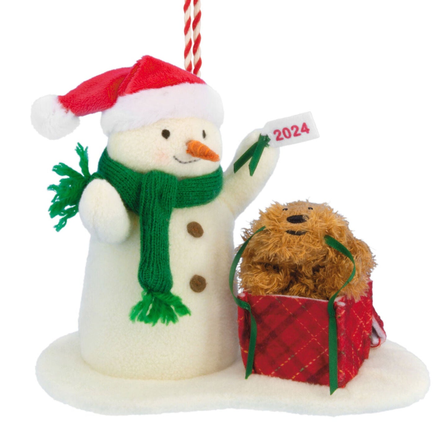 Wrapped Up In Christmas 2024 Fabric Hallmark Ornament