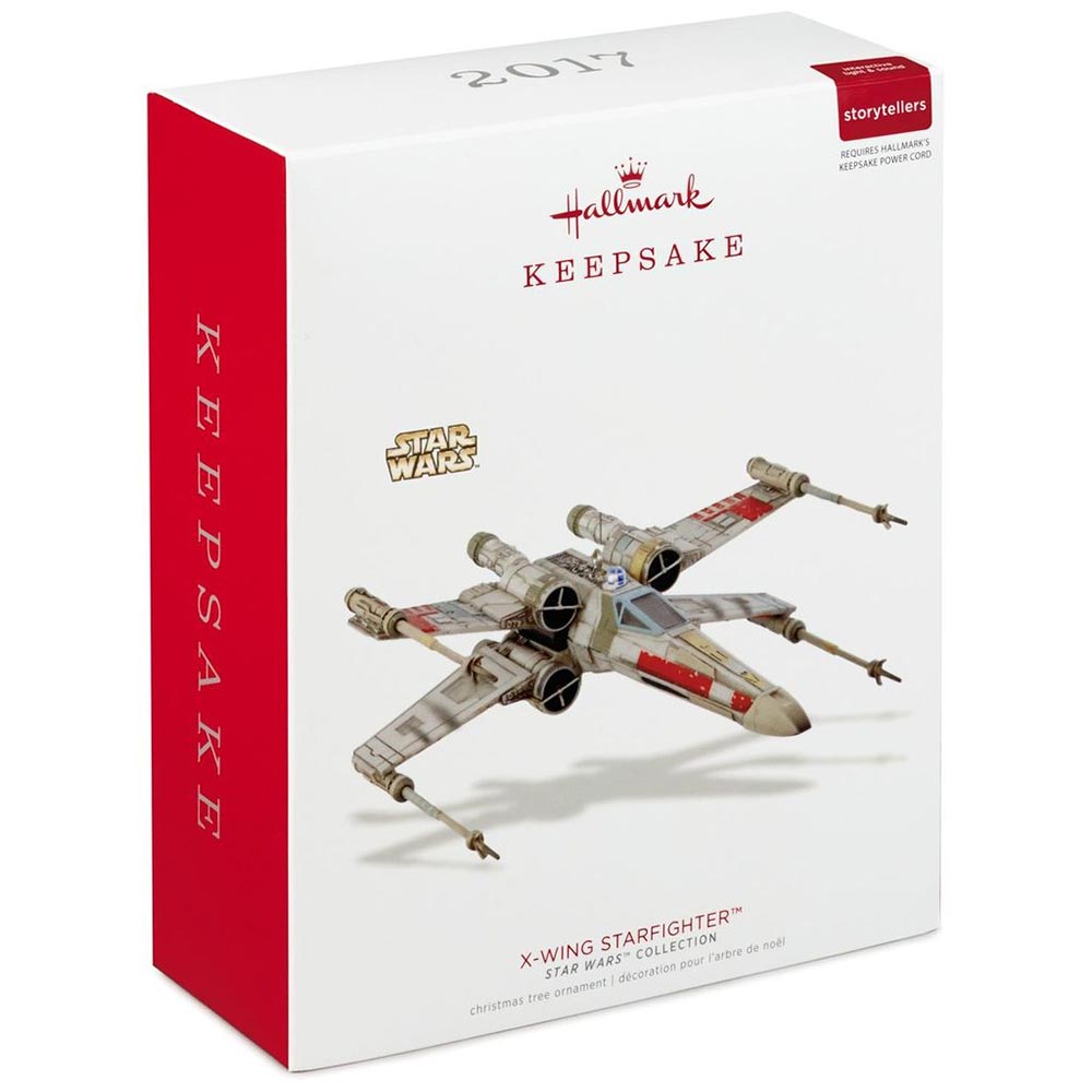 X - Wing Starfighter, Star Wars Collection 2017 - 2019 Keepsake Storyteller Ornament