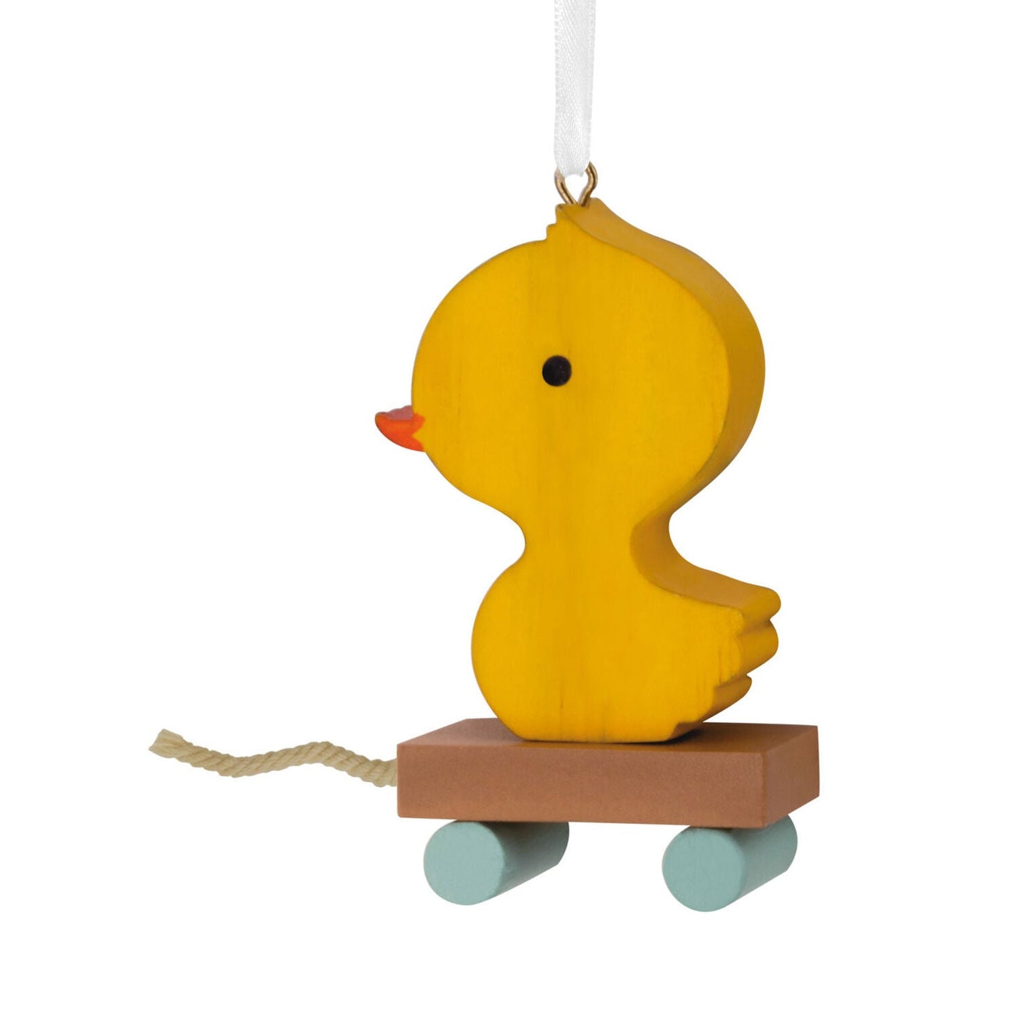 Yellow Duck Pull Toy Hallmark Ornament