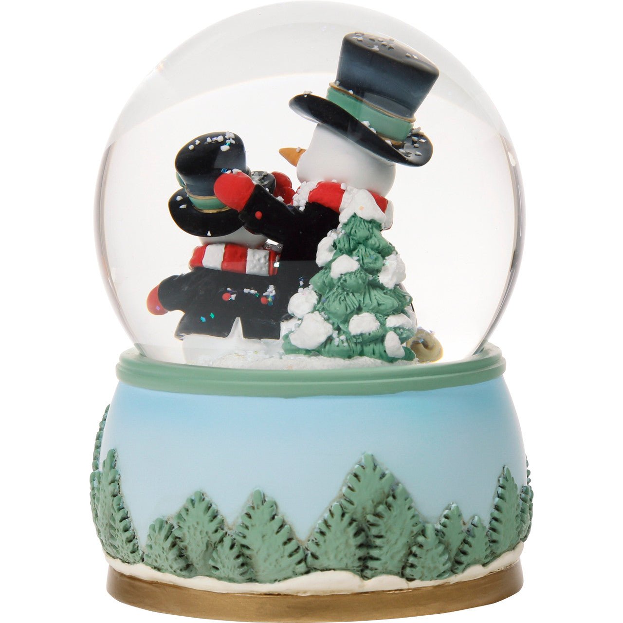 You Bring Warmth To The Season Annual Snowman Musical Snow Globe