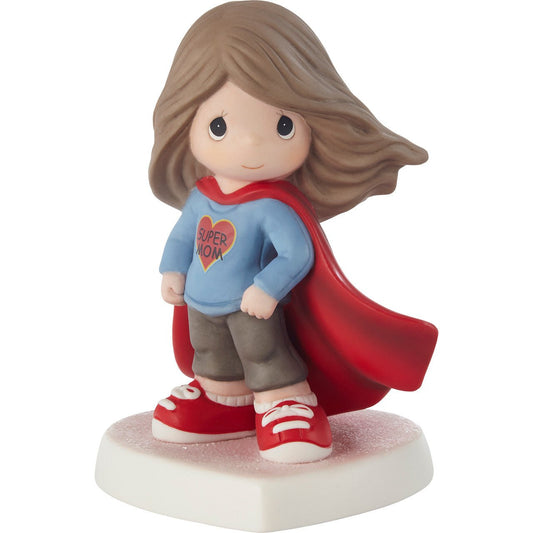 You’re My Super Mom Brunette Hair/Light Skin Figurine