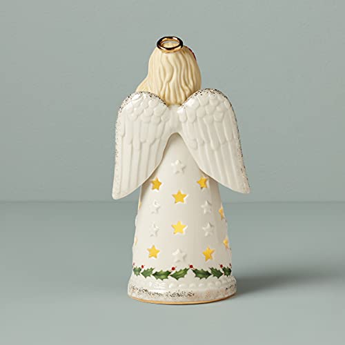 Lenox Holiday Angel LightUp Figurine, Ivory Celebrations Hallmark