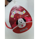 Squishmallows Peanuts Valentines Snoopy with Heart 8"