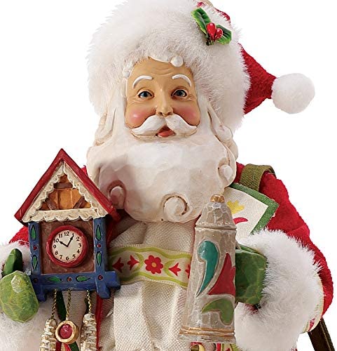 Department 56 Possible Dreams Jim Shore German Santa Der Weihnachtsmann Figurine, 10.5 Inch,