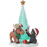It Moose Be Christmastime LED Resin/Acrylic Figurine