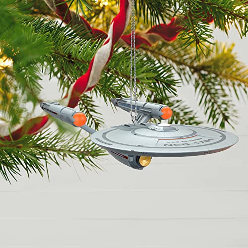Hallmark Keepsake Christmas Ornament 2022, Star Trek: Strange New Worlds U.S.S. Enterprise NCC-1701 with Light