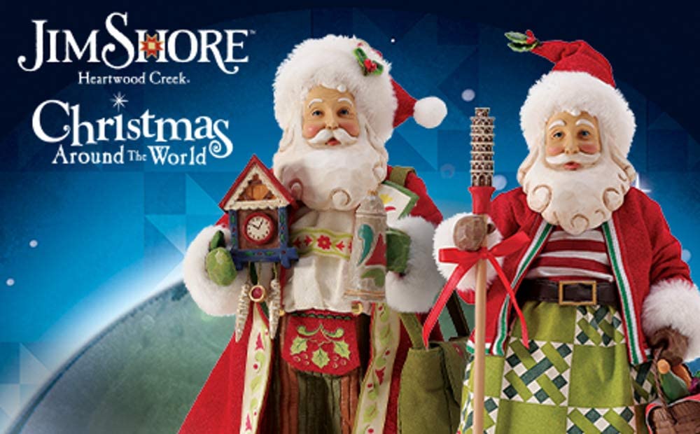 Department 56 Possible Dreams Jim Shore German Santa Der Weihnachtsmann Figurine, 10.5 Inch,