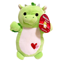 Squishmallows Valentine Squad HugMees Desmond the Dragon 10"
