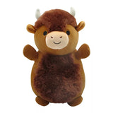 Squishmallows Hugmees Dunkie the Brown Bison 10"