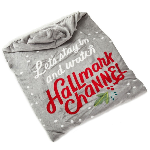 Hallmark channel movie watching blanket shop
